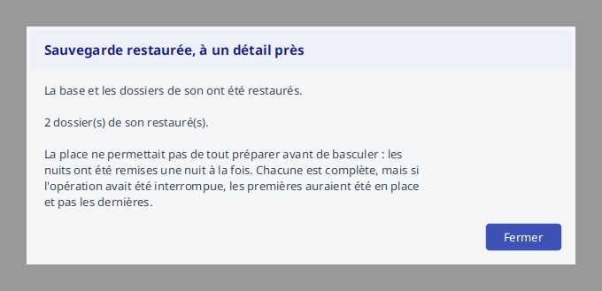 Une restauration menée une nuit à la fois : le compte rendu dit ce que la garantie a perdu.